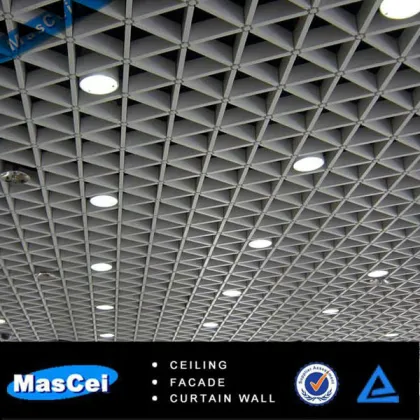 Aluminum ceiling light grid panel