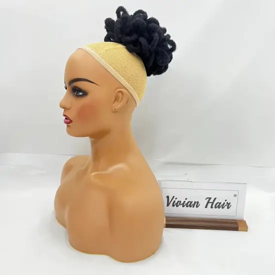 Stylish Hair Solutions: Synthetic Hairpieces for Black Women - Bun Chignons, Donuts, Dreadlocs, and More