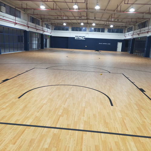 Lantai olahraga PVC untuk lapangan basket