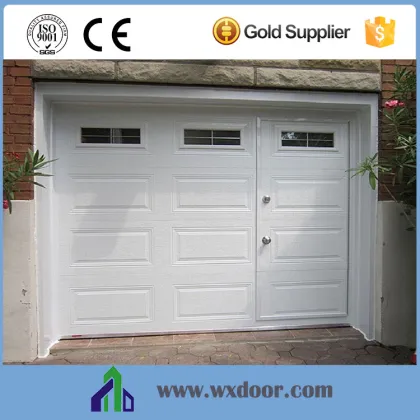 Electric Garage Doors Price With Pedestrian Access Door And Windows