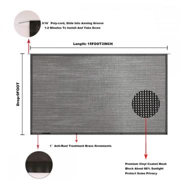 Sunshade Camper Trailer Awning Shade Blocker Completed Kits