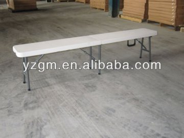 outdoor modern plastic foldable bench