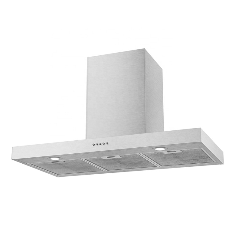 New Design T Shape Model 900mm Big Motor Sucking Power Cooker Hood T Shape Hood Vietnam Range Hood