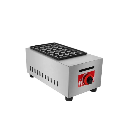 Professional Fish Ball and Takoyaki Grill Machine: Non-stick Cast Iron Plate for High-Quality Food Production