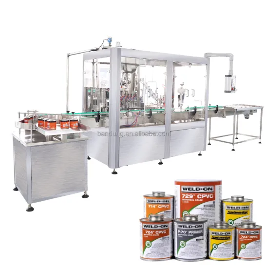 2024 Hot Sale: Automatic PVC Glue Adhesive Capping Machine for Milk and Juice Bags