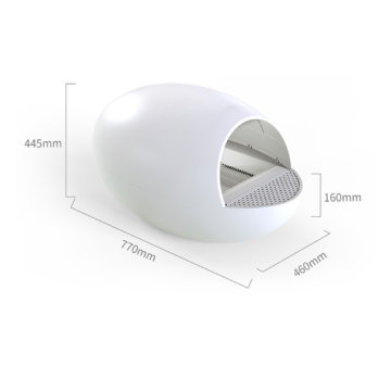 लक्जरी बिल्ली शौचालय लिटर बॉक्स