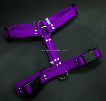 Adjustable Honeycomb Pattern Textured Waterproof Pet Walking Harness for Dogs