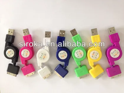 2017 CE ROHS Approved Retractable Data Cable for mobile phone