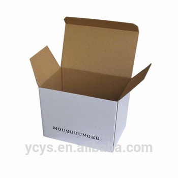 Factory hot sale white mailing corrugated box, suitable for courier service