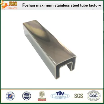 China Factory wholesale stainless steel square pipe 316 slotted tubes