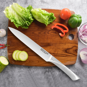 Lightweight High-Quality 8 Inch Stainless Steel Kitchen Meat Carving Knife with Hollow Handle