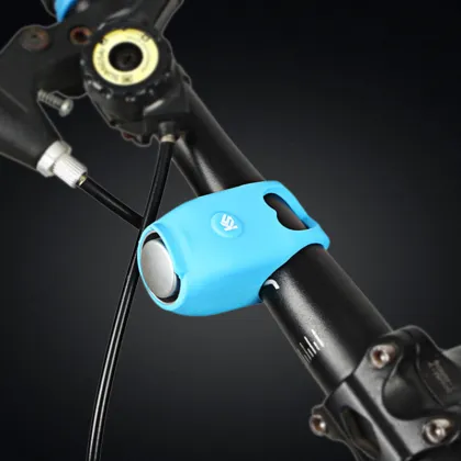 120db Chargeable Bicycle Bell Waterproof Cycling Bike Bell Electric Horn Mini Portable Cycling Handlebar Bell Bicycle Accessorie