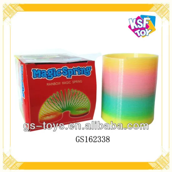 Luminous Plastic Magic Rainbow Spring For Sale
