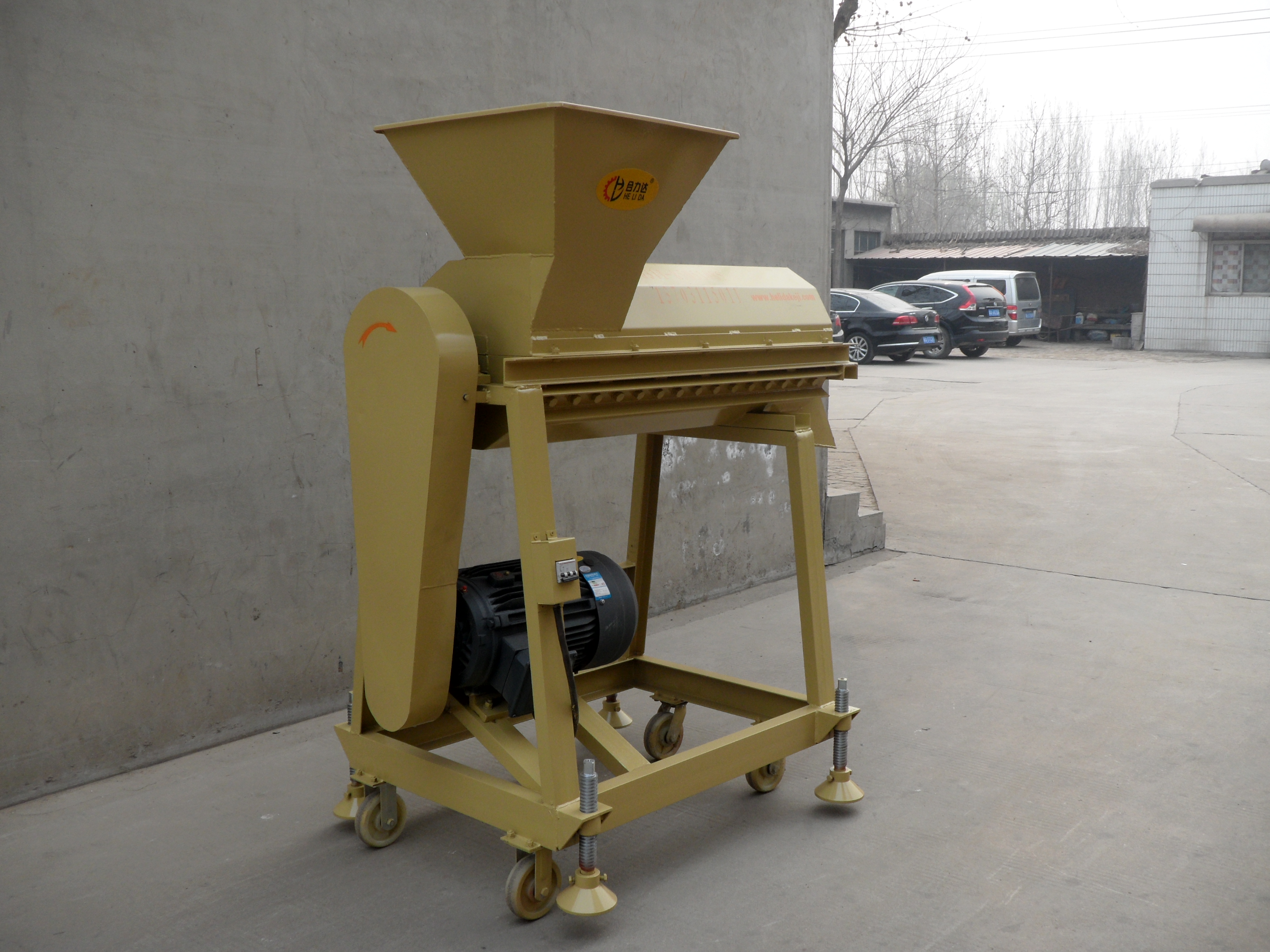 wheat/sorghum/broomcorn dehulling machine