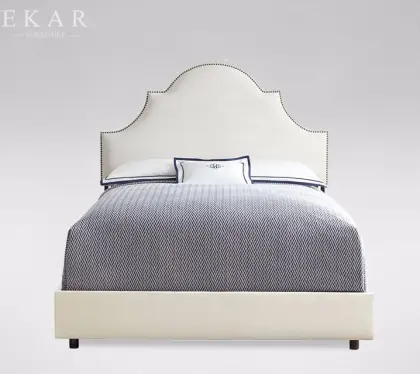 Simple Style Bedroom Furniture King Size Soft Bed Designs