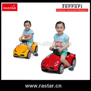 Rastar toys for kids leather car seat Ferrari 458 baby walker