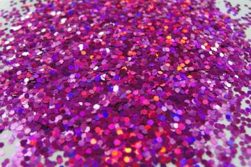 Plum Laser Glitter