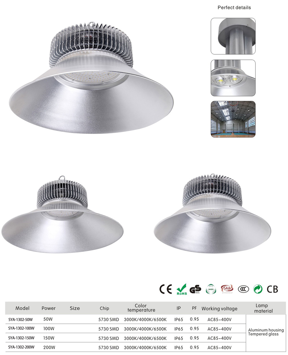 LED High Bay Lights for Factory Lighting