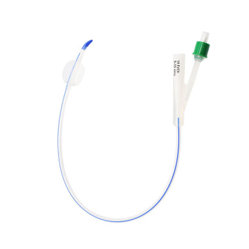 Disposbale 2-way Tiemann ชายซิลิโคน Foley Catheter