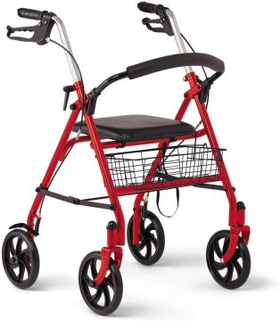 Walker a 4 ruote pieghevole per anziani - Rolling Walker Aid