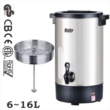 45~110cups stainless steel coffee percolator for hotel