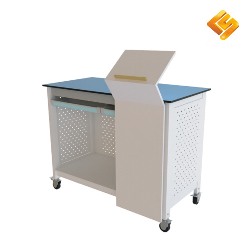 Eğitimciler için kompakt ve dayanıklı sınıf podyum masası