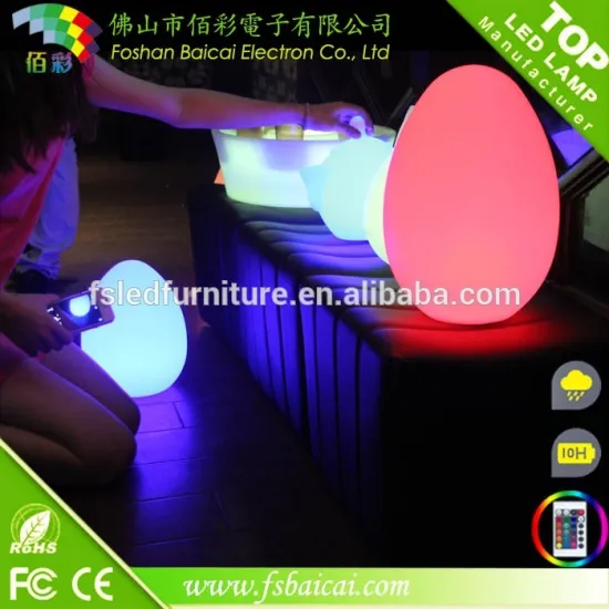 Christmas decoration LED egg table lamp