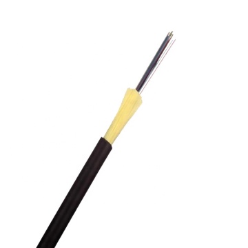 Outdoor LSZH Kevlar Yarn Armor 4 Core Multimode Fiber Optic Cable for FTTH Drop Installation
