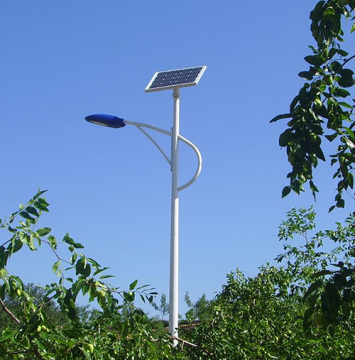 solar street light pole for singapore market