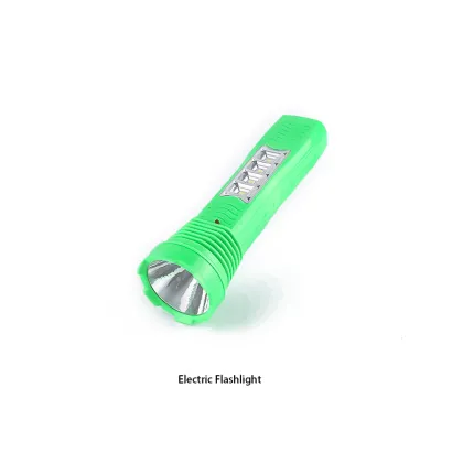 Portable Rechargeable Electric Torches Plastic Flashlight