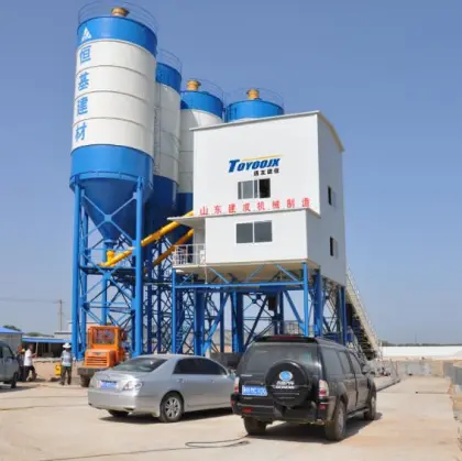 Commercial concrete batching plant