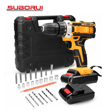 Wholesale SUBORUI Cordless Lithium Battery Impact Drill Set - 12V/21V/36V Electric DIY Kit