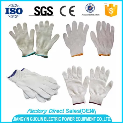 custom cotton hand protect gloves colored cotton gloves