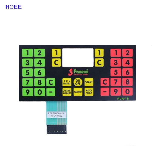 Autotex Membrane Keypad Switch Prototype autoflex ebg180 membrane keypad switch Manufactory