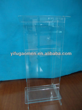 wholesale beautiful clear acrylic podium stand 1803