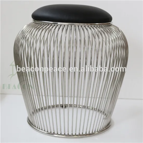 Modern Warren Platner Style Wire Stool