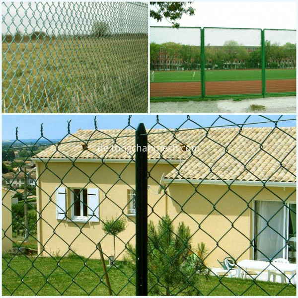 wire chain link fence