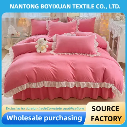 Bean Paste Lace Solid Color quilt