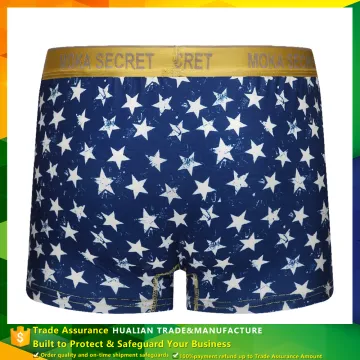 breathe elasticity belly slim funny boxer shorts for men