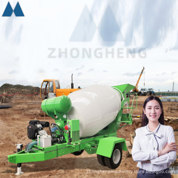 2.5 Cubic Meter Self-Mixing Concrete Tank with Trailer - Good Price Concrete Mixing Machine