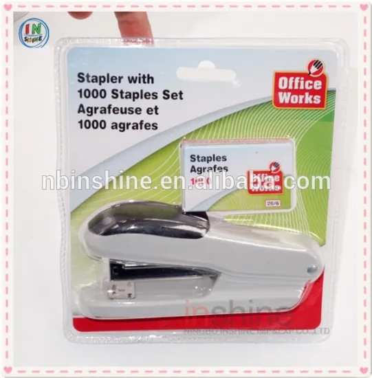 Stapler and staples set , stationery set