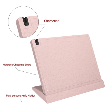 Eco-friendly Magnetic Knife Holder and Cutting Board Set