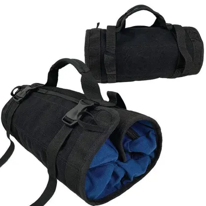 Portable Canvas Tool Roll Bag: Custom Hardware Carrier"T