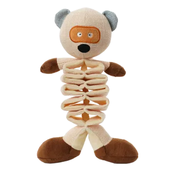 Interactive Bite Resistant Dog Plush Toy Bear