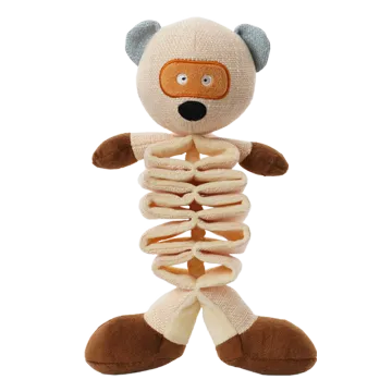 Interactive Bite Resistant Dog Plush Toy Bear