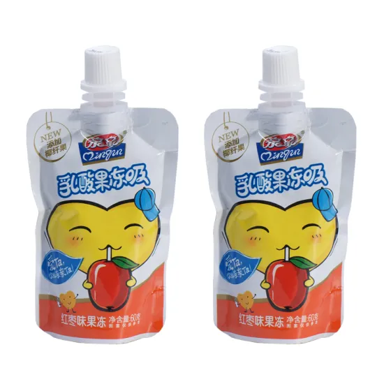 Spout Aluminum Plastic Yogurt Packaging Bag