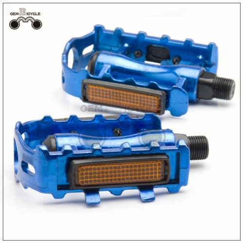 aluminum alloy mountain bike pedal bicycle pedal with reflector