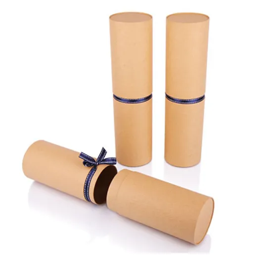 Wholesale custom paper tube packaging for bottles