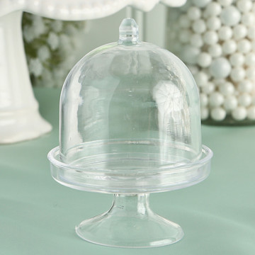 Oro Cugger Cupcake Box in plastica in plastica in plastica trasparente