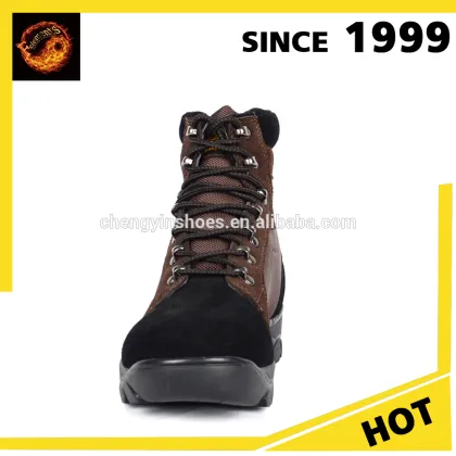 High ankle strong laces 100%cow leather sympatex woodland safety hiking shoes men
